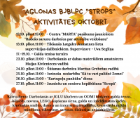 Aglonas BJBLPC “Strops” aktivitātes oktobrī