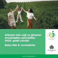 Sācies iedzīvotāju balsojums par ģimenēm draudzīgāko pašvaldību 2023. gadā