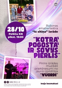 Rušonas amatierteātra “Iz sitīņa” izrāde