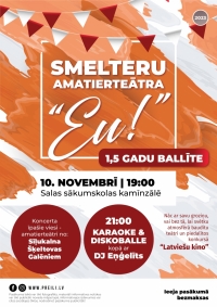 Smelteru amatierteātra "EU!" 1,5 gadu jubilejas ballīte