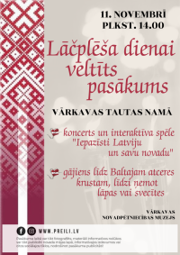 Lāčplēša dienai veltīts pasākums Vārkavā