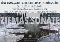 Jāņa Anmaņa 80 gadu jubilejas izstāde “Ziemas sonāte”