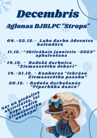 Aglonas BJBLPC “Strops” aktivitātes decembrī