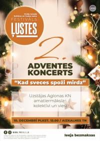 2.Adventes koncerts “Kad sveces spoži mirdz”