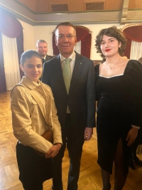 Preiļu 2. vidusskolas audzēkņu vizīte pie Latvijas Valsts prezidenta