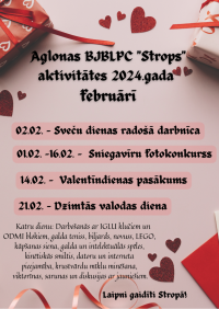 Aglonas BJBLPC "Strops" aktivitātes februārī