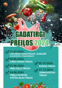 Gadatirgi Preiļos 2024. gadā