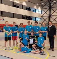 Preiļu 1.pamatskola ieguvusi 2. vietu Latgales reģiona skolēnu sporta spēlēs florbolā