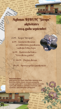  Aglonas BJBLPC “Strops” aktivitātes septembrī