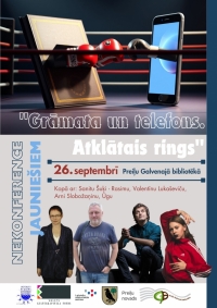 Nekonference jauniešiem “Grāmata un telefons. Atklātais rings.”