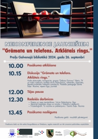 Nekonference jauniešiem “Grāmata un telefons. Atklātais rings.”