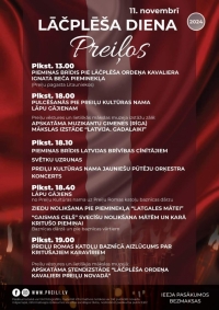 Lāčplēša dienas norises Preiļos