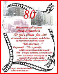 Preiļu 2. vidusskolas absolventu salidojums "Vai atceries..."