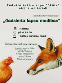 Elizabetes Haferes komēdija "Gadsimta lapsu medības"