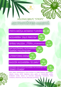Aglonas BJBLPC “Strops” aktivitātes