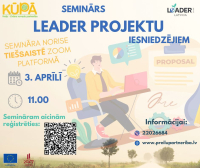 Seminārs LEADER projektu iesniedzējiem