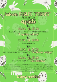 Aglonas BJBLPC “Strops” aktivitātes aprīlī