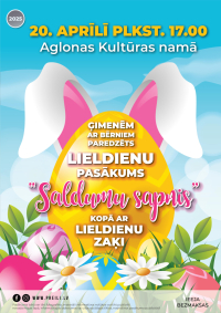 Lieldienu pasākums "Saldumu sapnis"