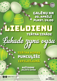 Lieldienu teātra izrāde ''Ļukade zyna vysu"
