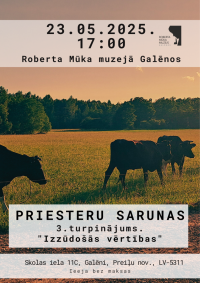 Filozofiski sakrāls pārdomu pasākums “Priesteru sarunas”