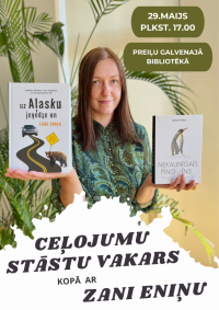 Ceļojumu stāstu vakars kopā ar Zani Eniņu