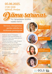 Dāmu sarunas par ilgtspējīgām izvēlēm zaļākai dzīvei