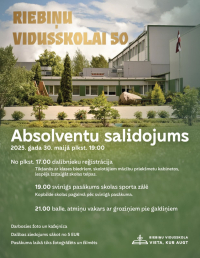 Absolventu salidojums "Riebiņu vidusskolai 50"
