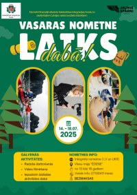 Piesakies nometnē "Laiks Dabā"!