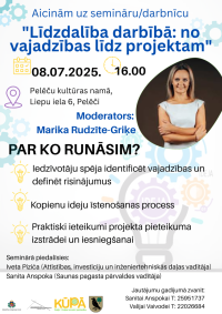 "Līdzdalība darbībā: no vajadzības līdz projektam"