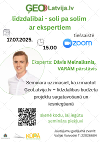 Aicinājums uz semināru GeoLatvija.lv līdzdalības budžeta projektiem