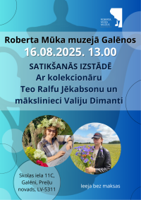 Tikšanās porcelāna kolekcijas “Kā tauriņam pieskarties” izstādē ar kolekcionāru Teo Ralfu Jēkabsonu un mākslinieci Valiju Dimanti