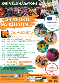 Aicinām pieteikties 17. Tautas velosporta svētkiem “Ar veļiku pa Aglyunu”!