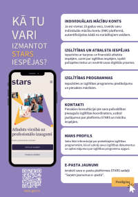 Informācija par aktualitātēm projektā STARS