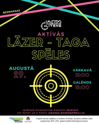 Aktīvās lāzertaga spēles Vārkavā un Galēnos