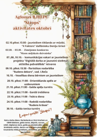 Aglonas BJBLPC “Strops” aktivitātes oktobrī