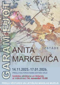 Anitas Markevičas darbu izstāde "Garām ejot"