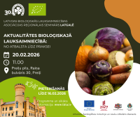 Seminārs bioloģiskajiem lauksaimniekiem