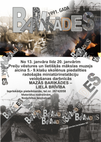 Preiļu vēstures un lietišķās mākslas muzeja aktivitātes barikāžu 35. gadadienas atcerei