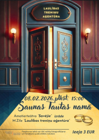 amatierteātra "Savējie" izrāde M. Zīle "Laulības treniņu aģentūra"