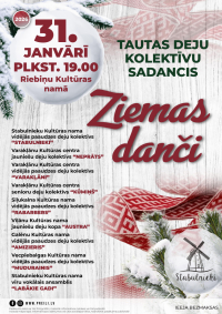 Tautas deju kolektīvu sadancis "Ziemas danči"