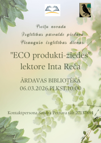 "ECO produkti - ziedes"