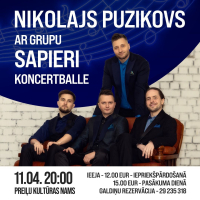 Koncertballe ar grupu "Sapieri"