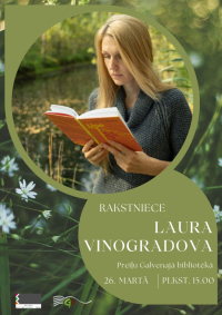 Preiļu Galvenajā bibliotēkā viesosies rakstniece Laura Vinogradova
