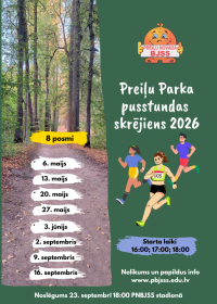Parka pusstundas skrējiens 2026
