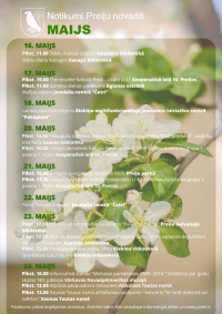 Notikumi un izstādes Preiļu novadā maijā