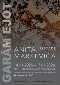 Anitas Markevičas darbu izstāde "Garām ejot"