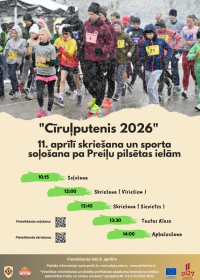 Skriešanas un soļošanas sacensības “Cīruļputenis 2026”