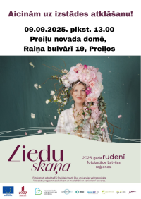 Fotoizstāde “Ziedu skaņa” viesosies Preiļos