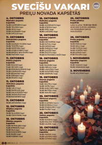 Svecīšu vakari Preiļu novada kapsētās 2025. gadā