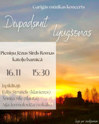 Garīgās mūzikas koncerts "Divpadsmit lyugšonas" 